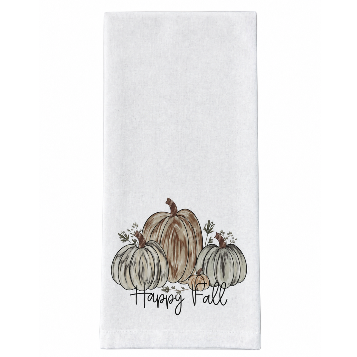 Neutral Pumpkin Kitchen Towel