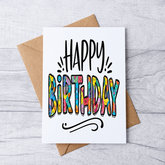 Happy Birthday Note Cards (Set of 12)