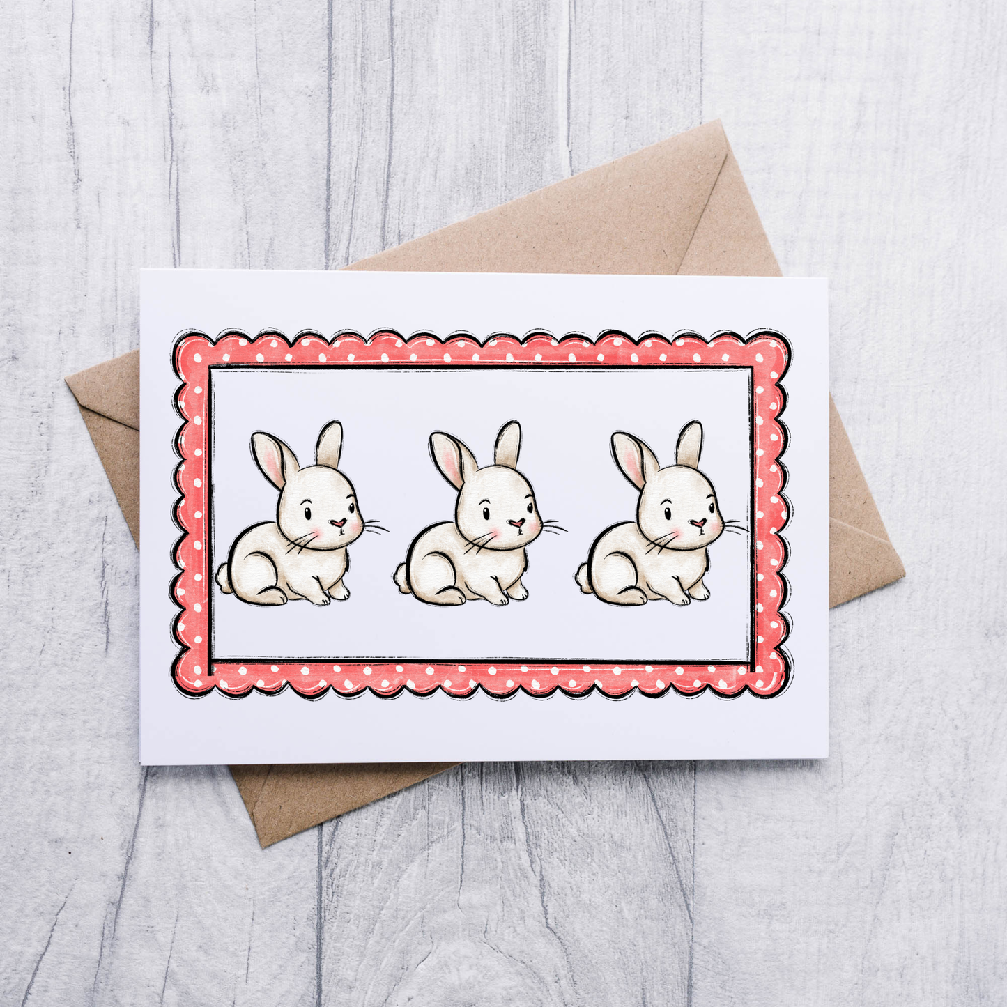 Personalized Easter Bunny PNG Set