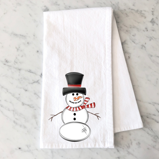 Snowman Kitchen Towel