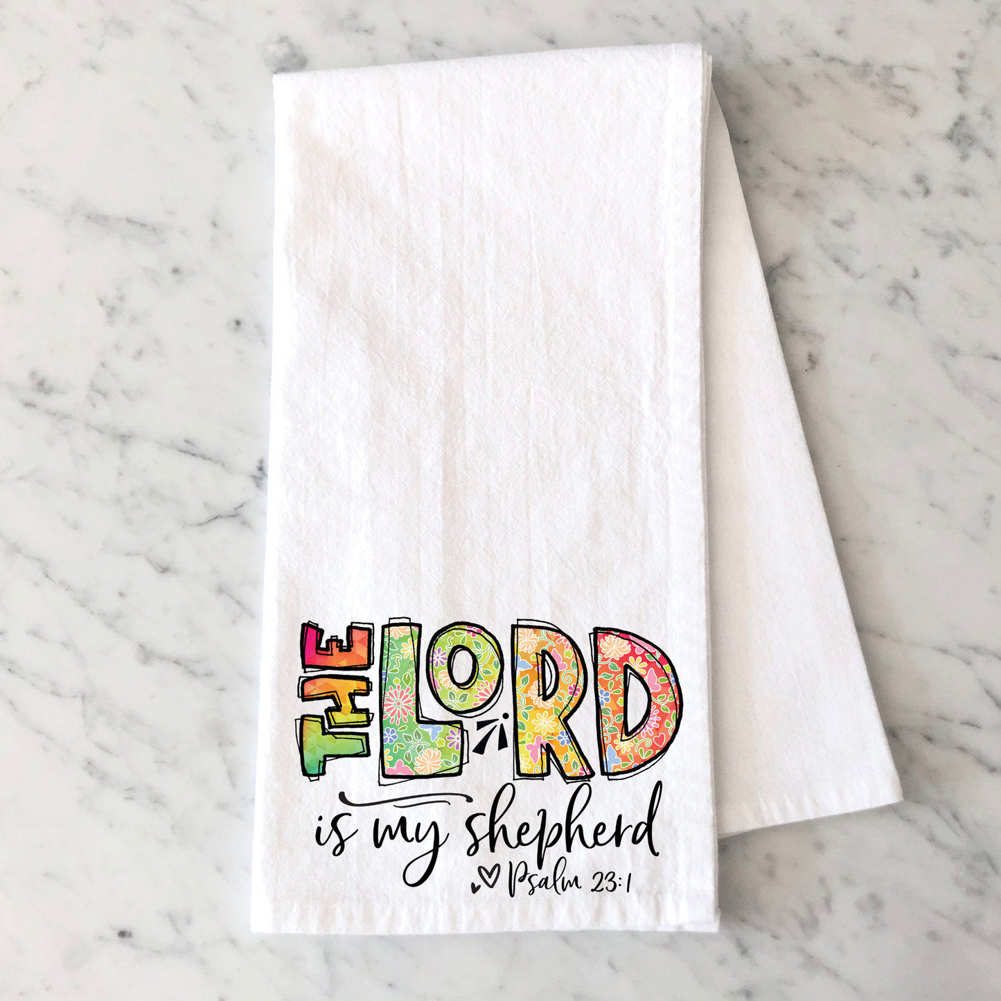 Lord is My Shepherd Kitchen Towel