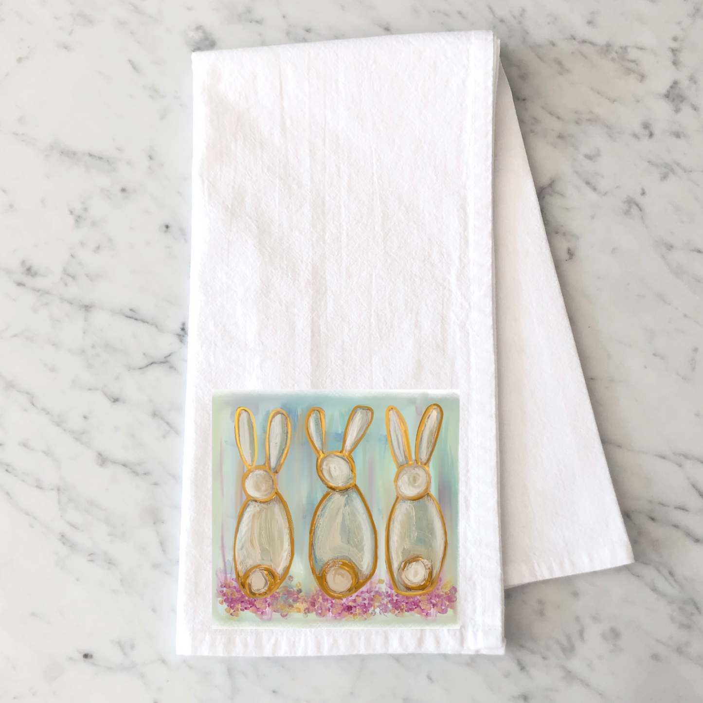 Bunny Trio Kitchen Towel