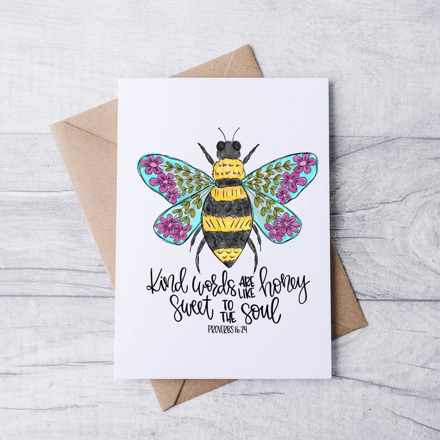 Kind Words Note Cards (Set of 12)