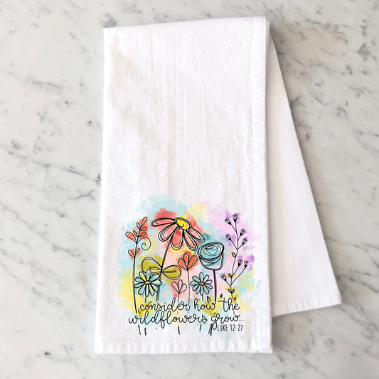 Wildflowers Kitchen Towel