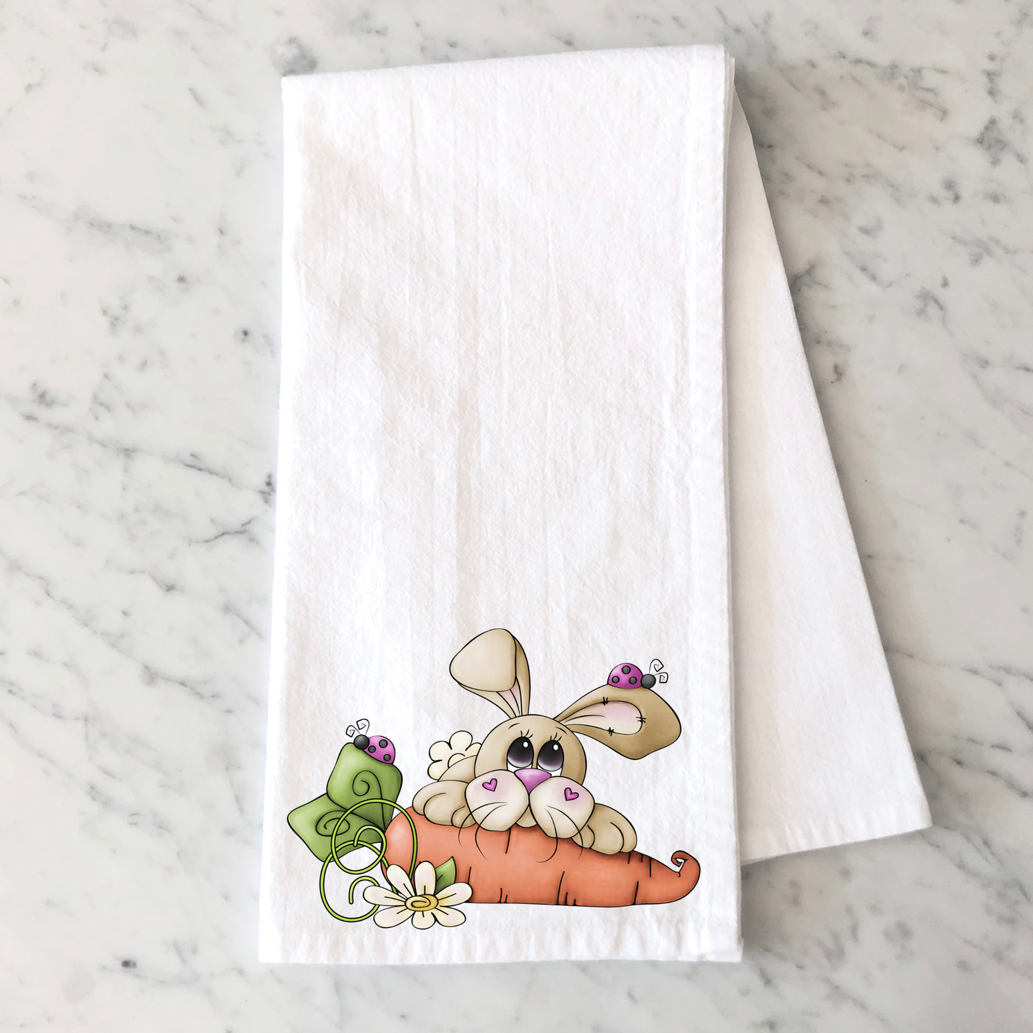 Spring Bunny Kitchen Towel