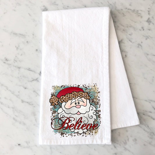 Santa Believe Kitchen Towel