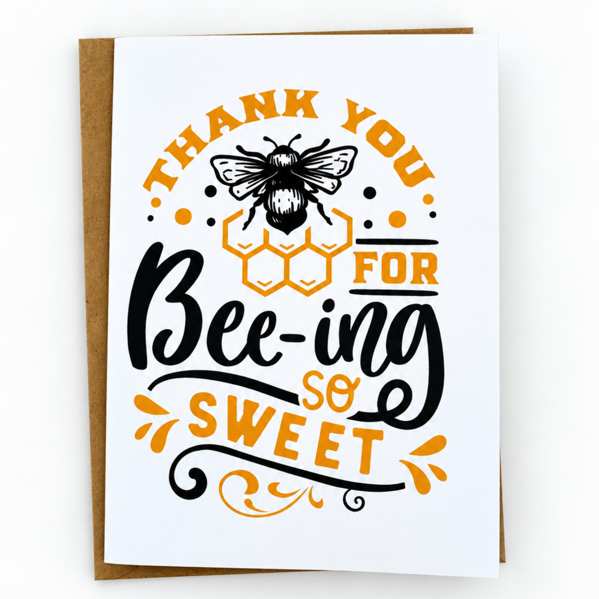 Bee Thank You Note Cards