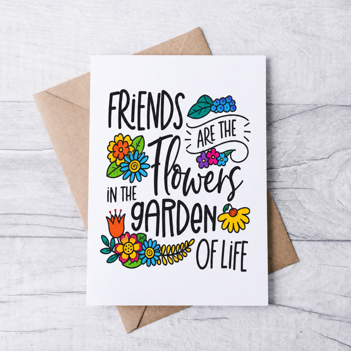 Friendship Garden Note Cards (Set of 12)