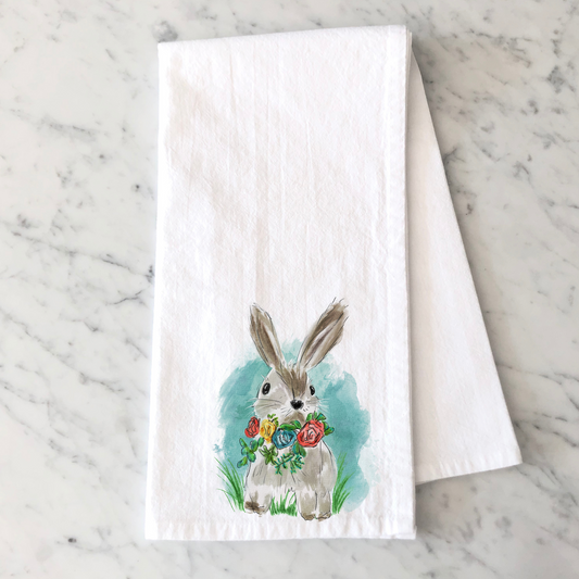 Spring Rabbit Towel