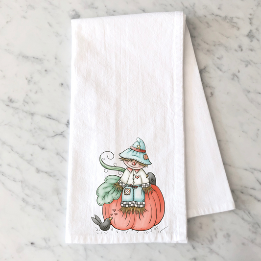 Scarecrow Pumpkin Towel
