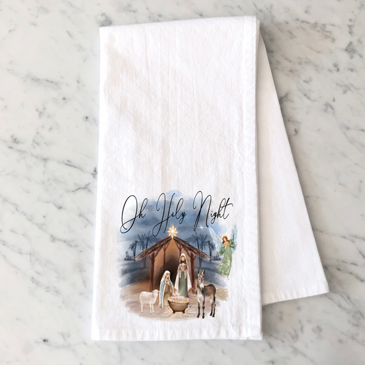Oh Holy Night Kitchen Towel