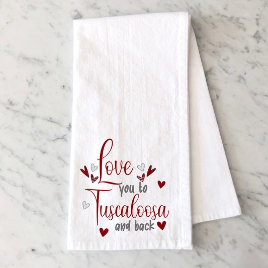 Love Tuscaloosa Kitchen Towel