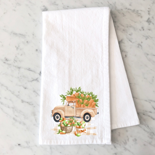 Carrot Truck Kitchen Towel