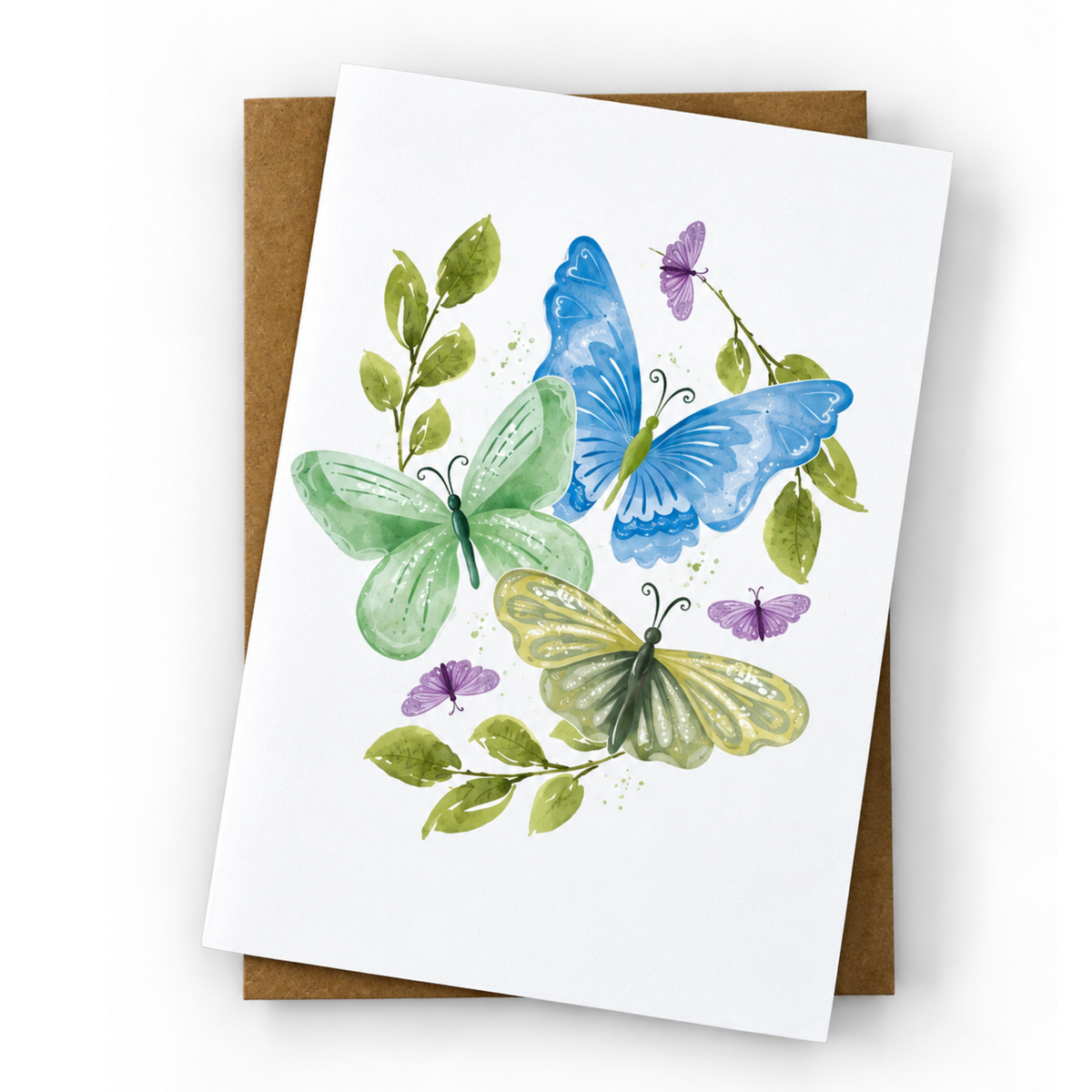 Assorted Butterfly Note Cards (Set of 12)