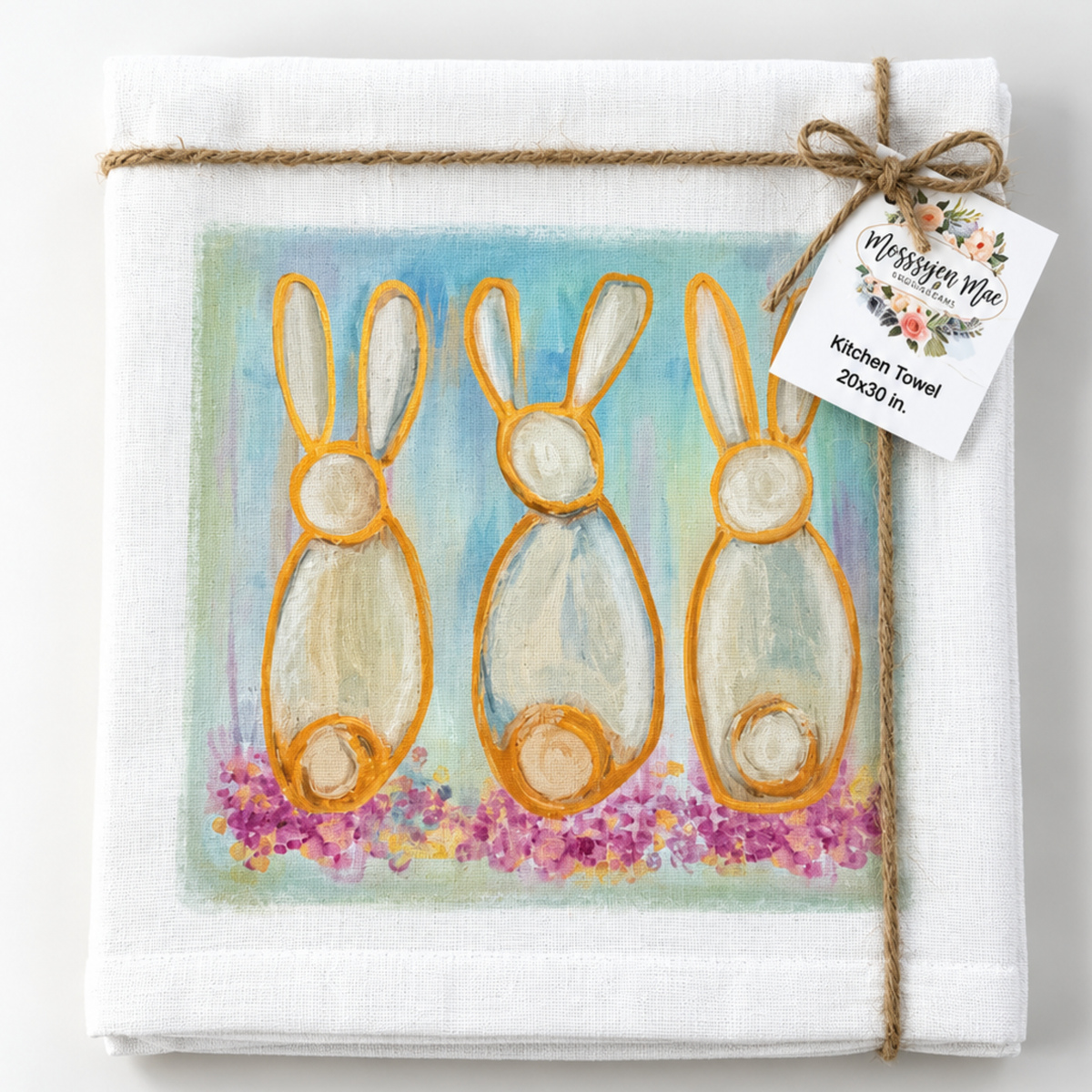 Bunny Trio Kitchen Towel