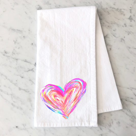 Messy Heart Kitchen Towel