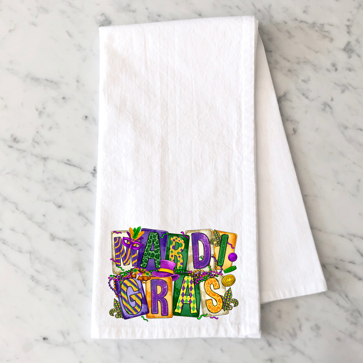 Mardi Gras Kitchen Towel