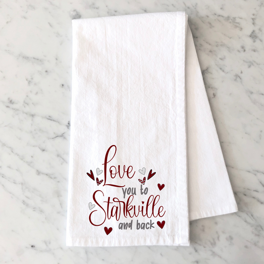 Love Starkville Kitchen Towel