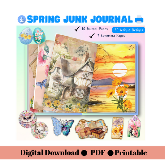 Spring Junk Journal Kit
