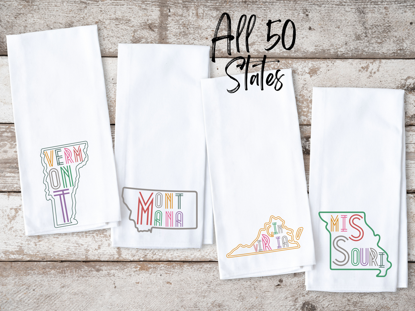 State Kitchen Towel (All 50 States)