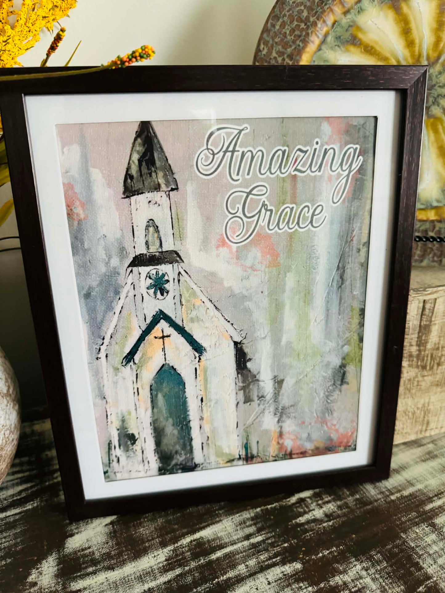 Amazing Grace Framed Canvas