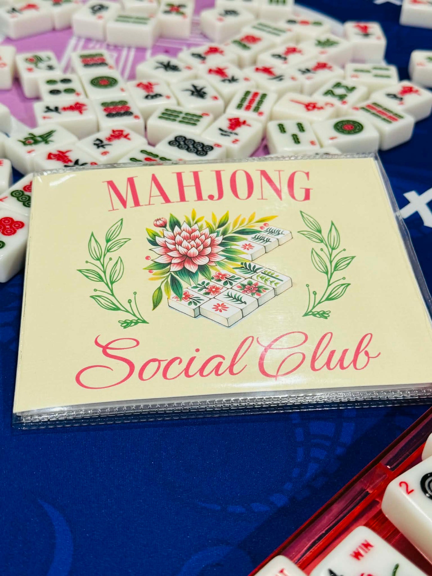 Mahjong Card Sleeve Insert | Fun Mahjong Sayings | NMJL Large Size Fit