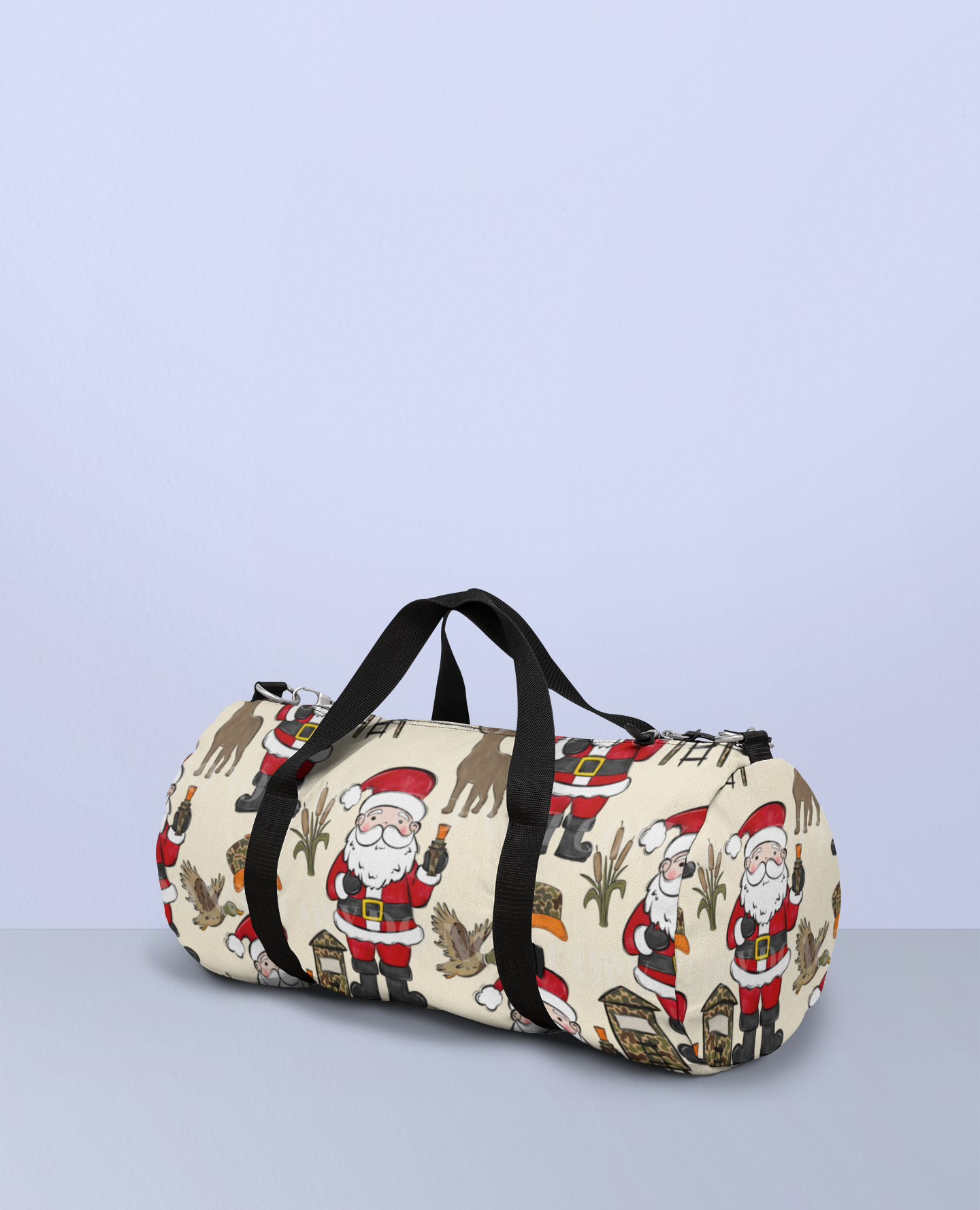 Santa Hunting & Fishing Digital Paper Bundle