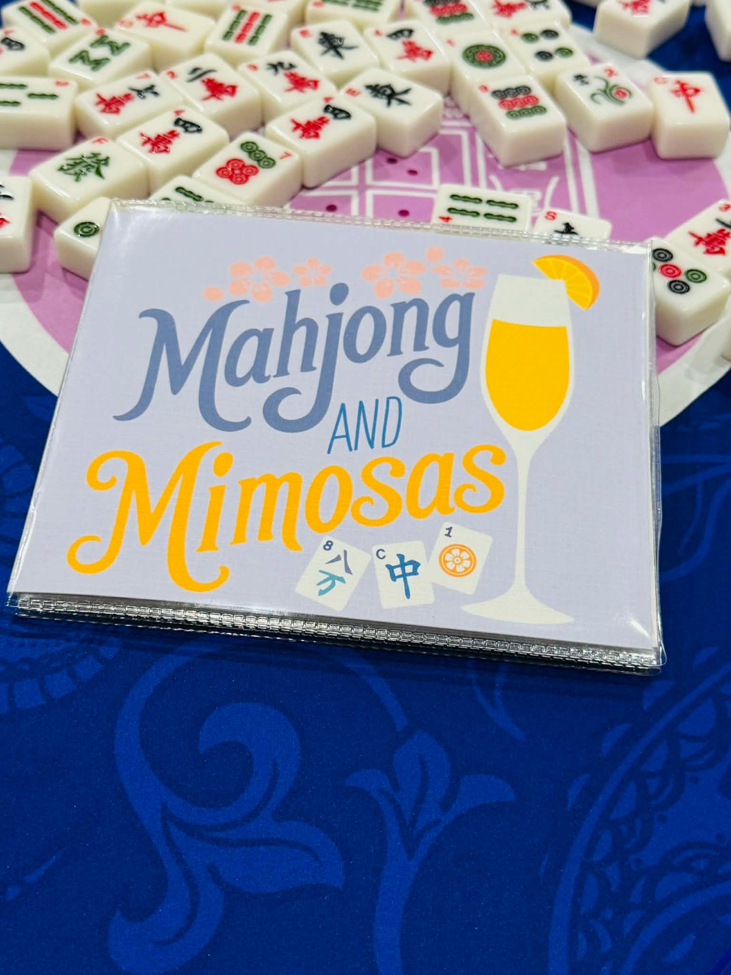 Mahjong Card Sleeve Insert | Fun Mahjong Sayings | NMJL Large Size Fit