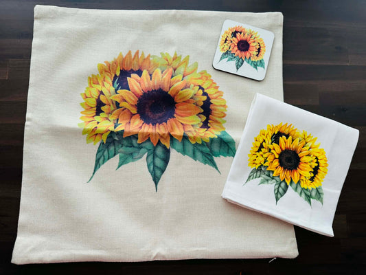 Sunflower 3 piece gift set