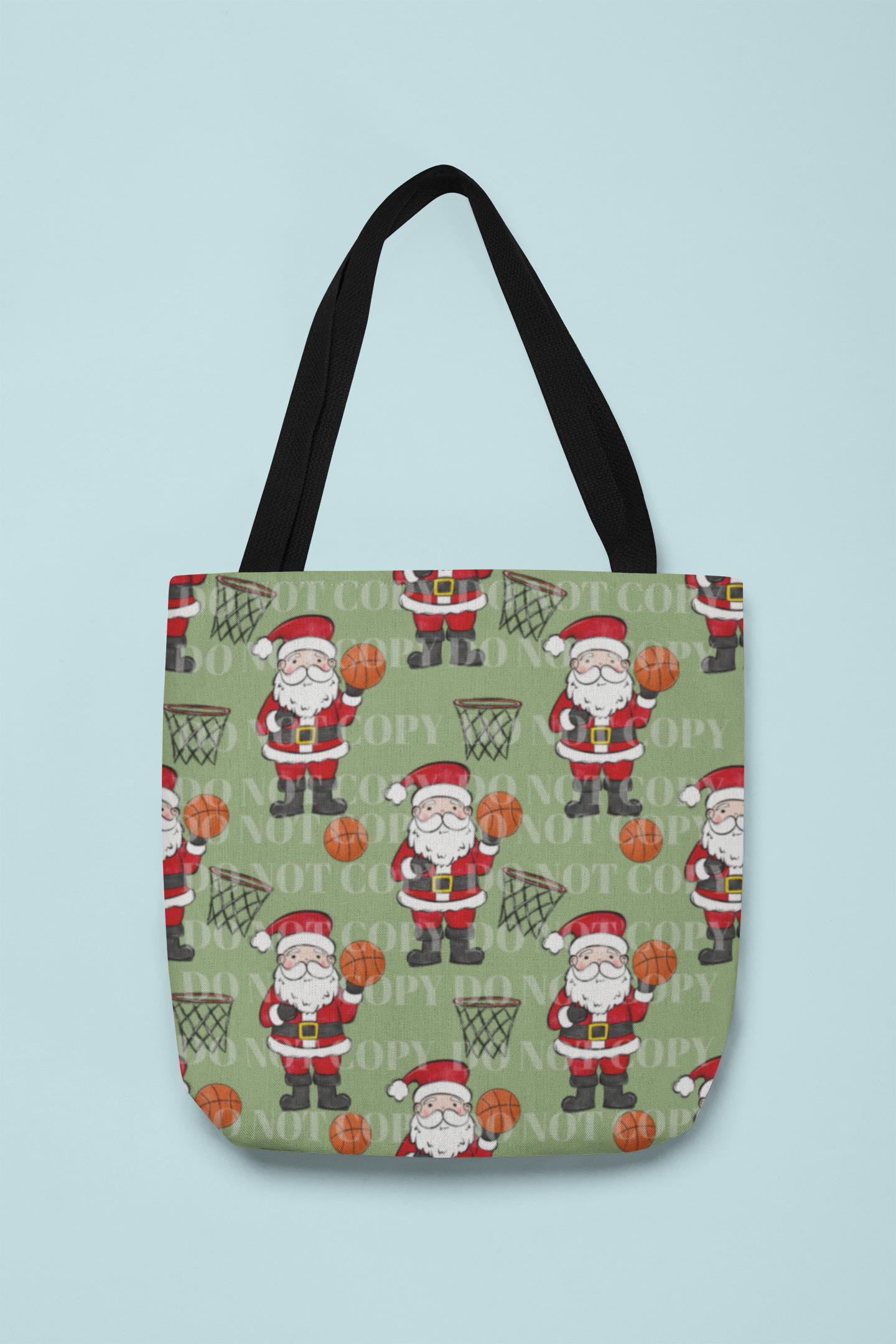 Sports Santa Christmas Digital Paper Set