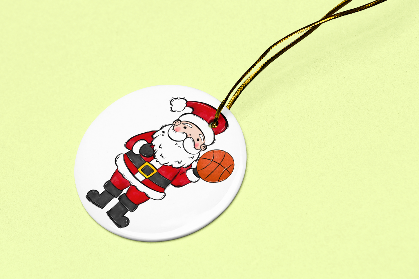 Basketball Santa