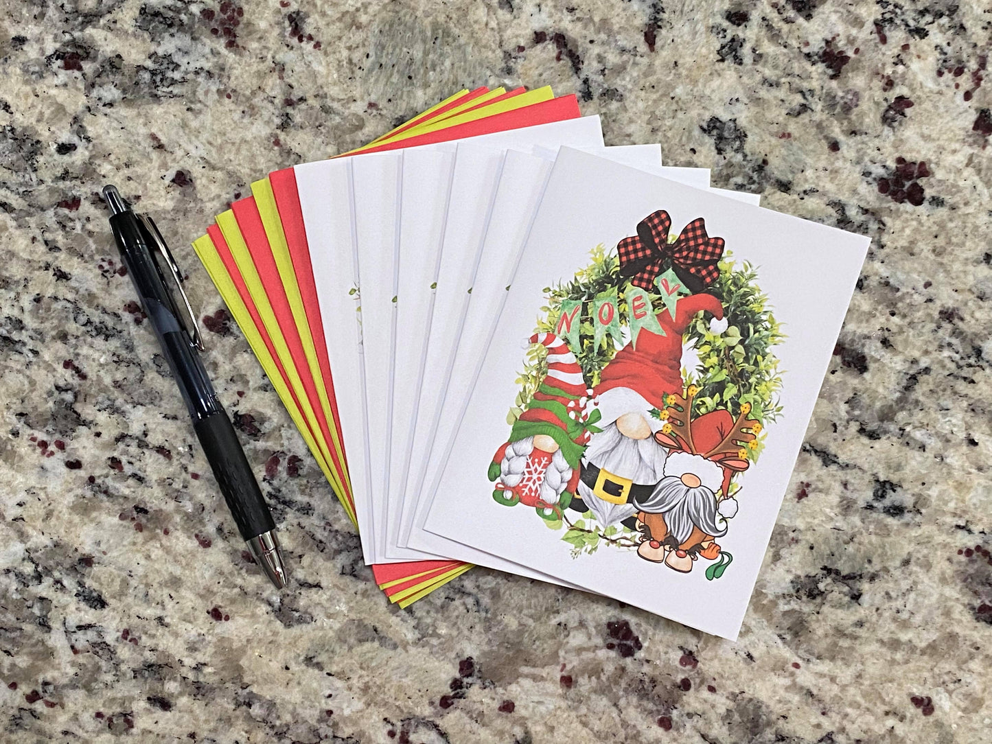 Christmas Gnome Note Cards