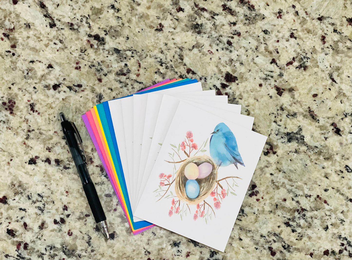 Bird Nest Note Cards (Set of 12)