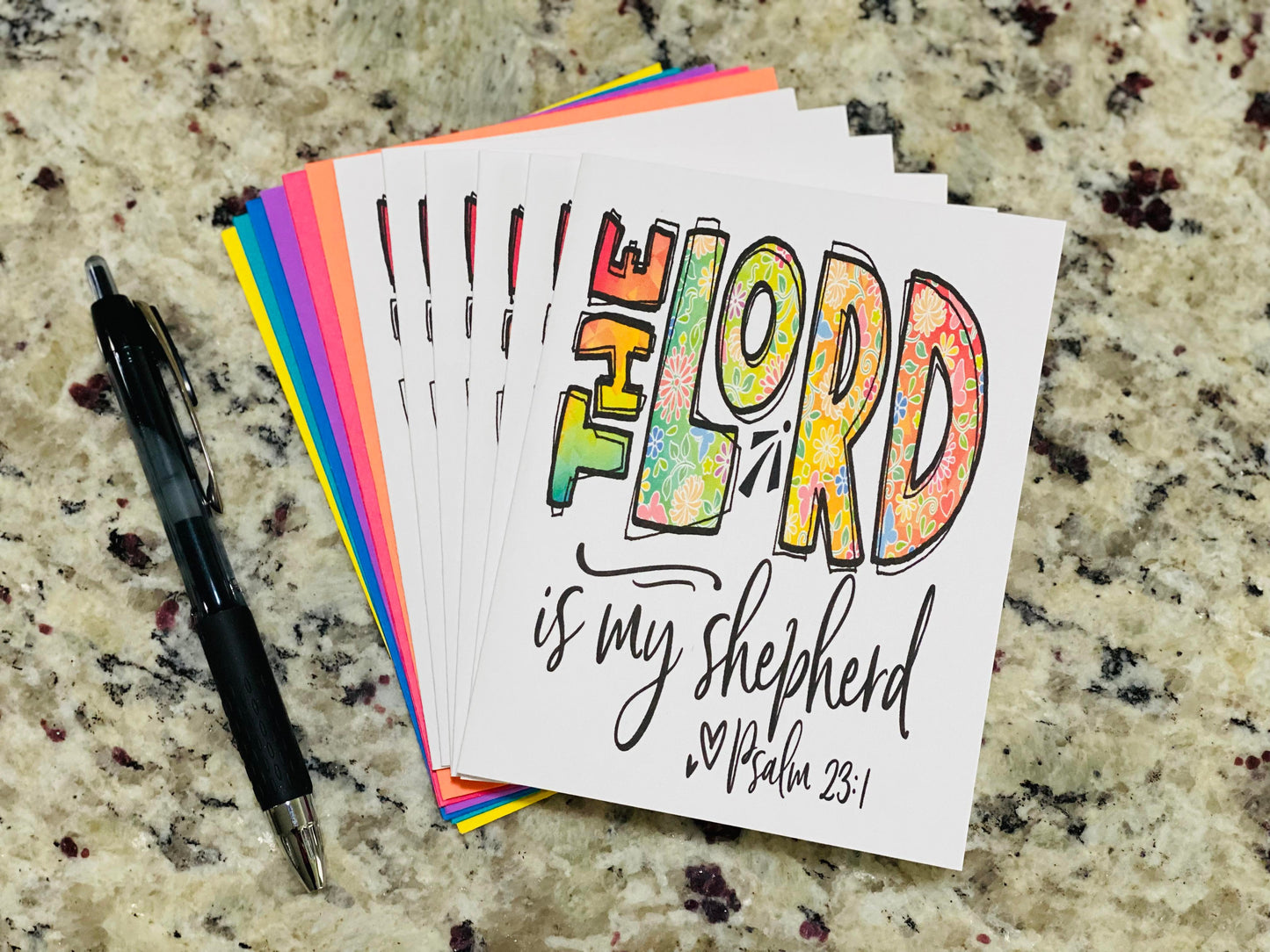 Lord Is My Shepherd Note Cards (12 pack)