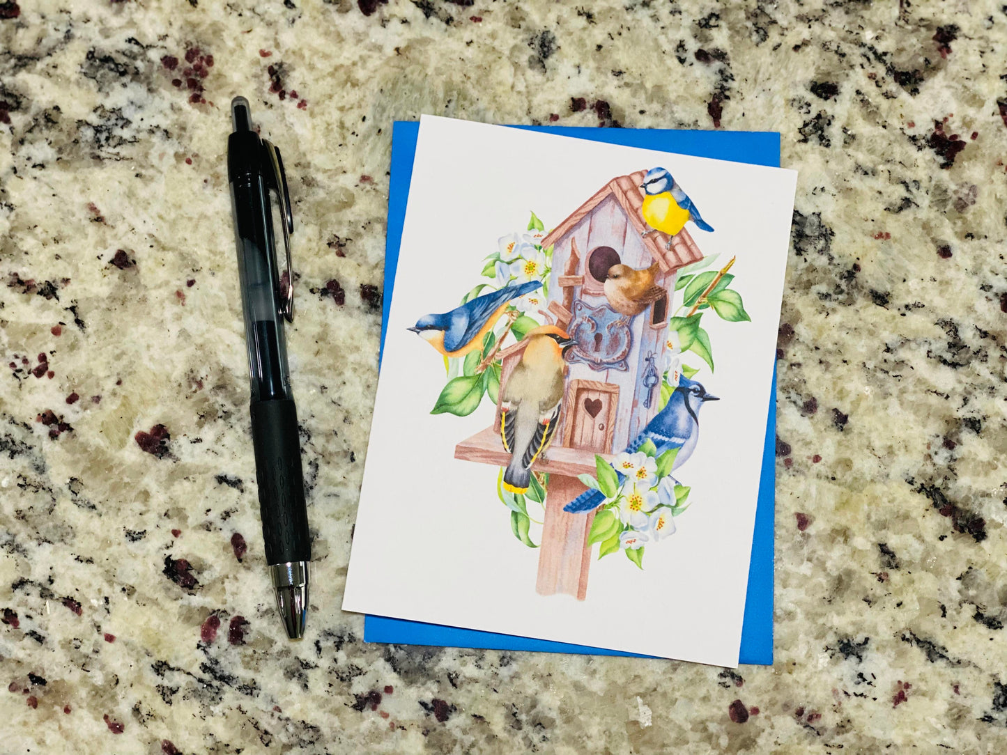 Birdhouse Note Cards (set of 12)