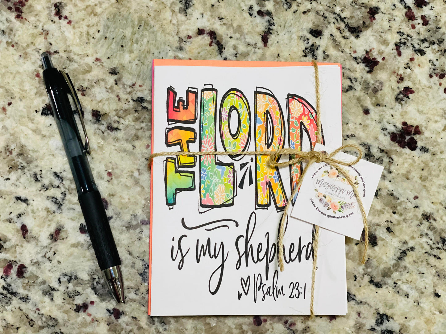 Lord Is My Shepherd Note Cards (12 pack)
