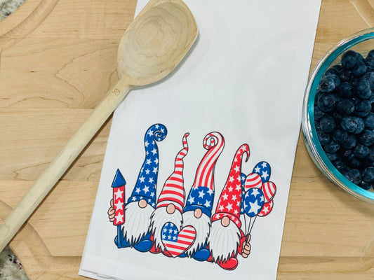 Patriotic Gnome Kitchen Towel
