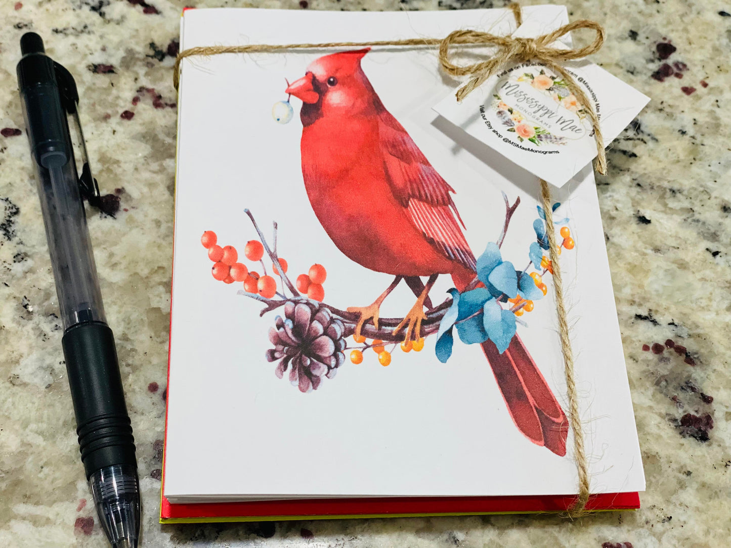 Cardinal Note Cards (Set of 12)