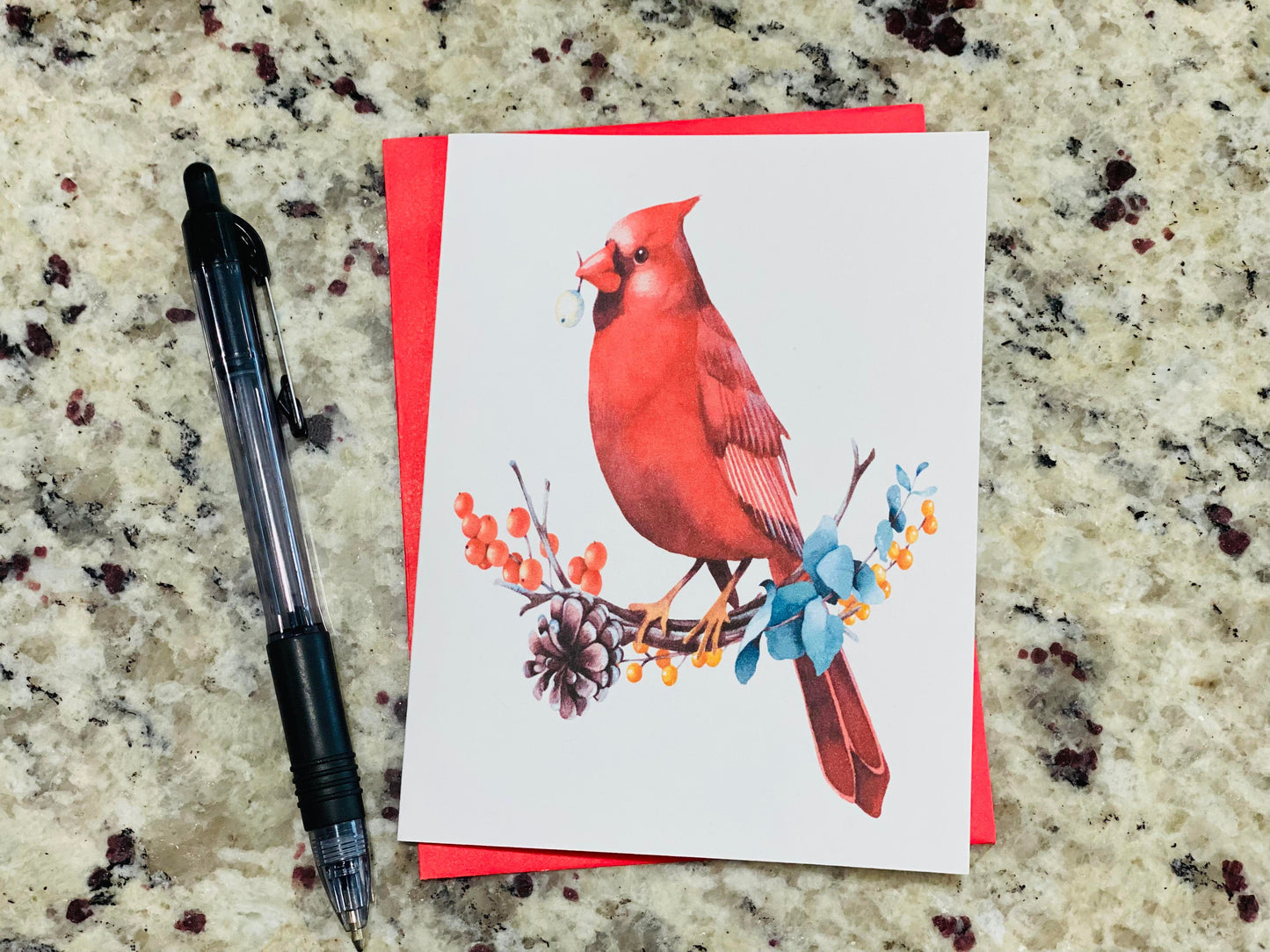 Cardinal Note Cards (Set of 12)