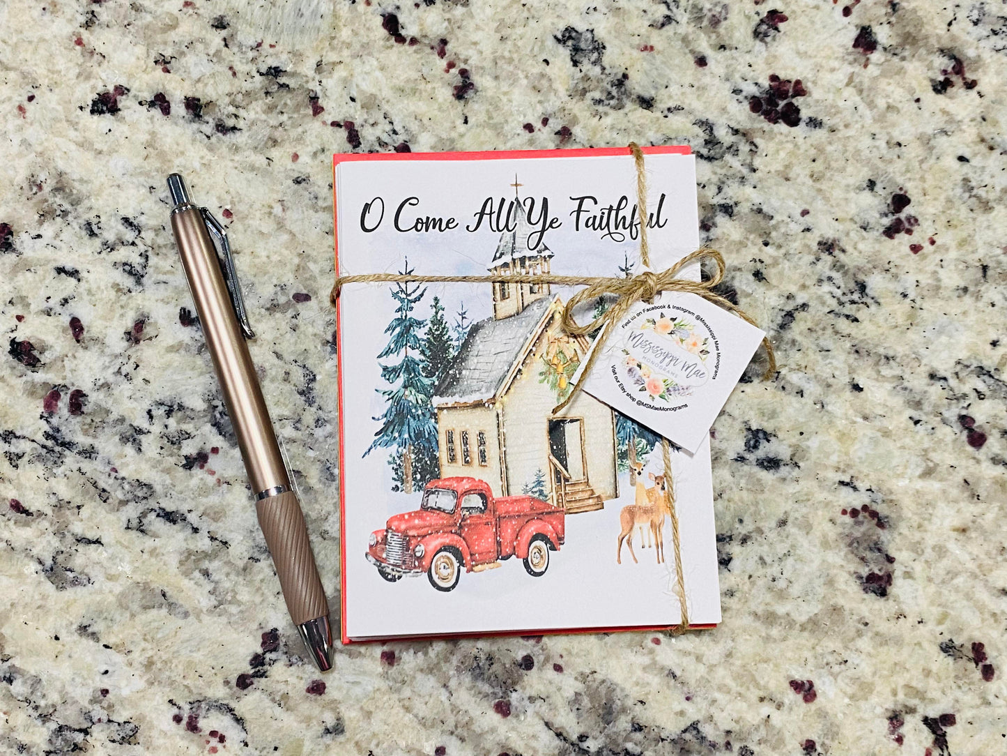 All Ye Faithful Note Cards (Set of 12)