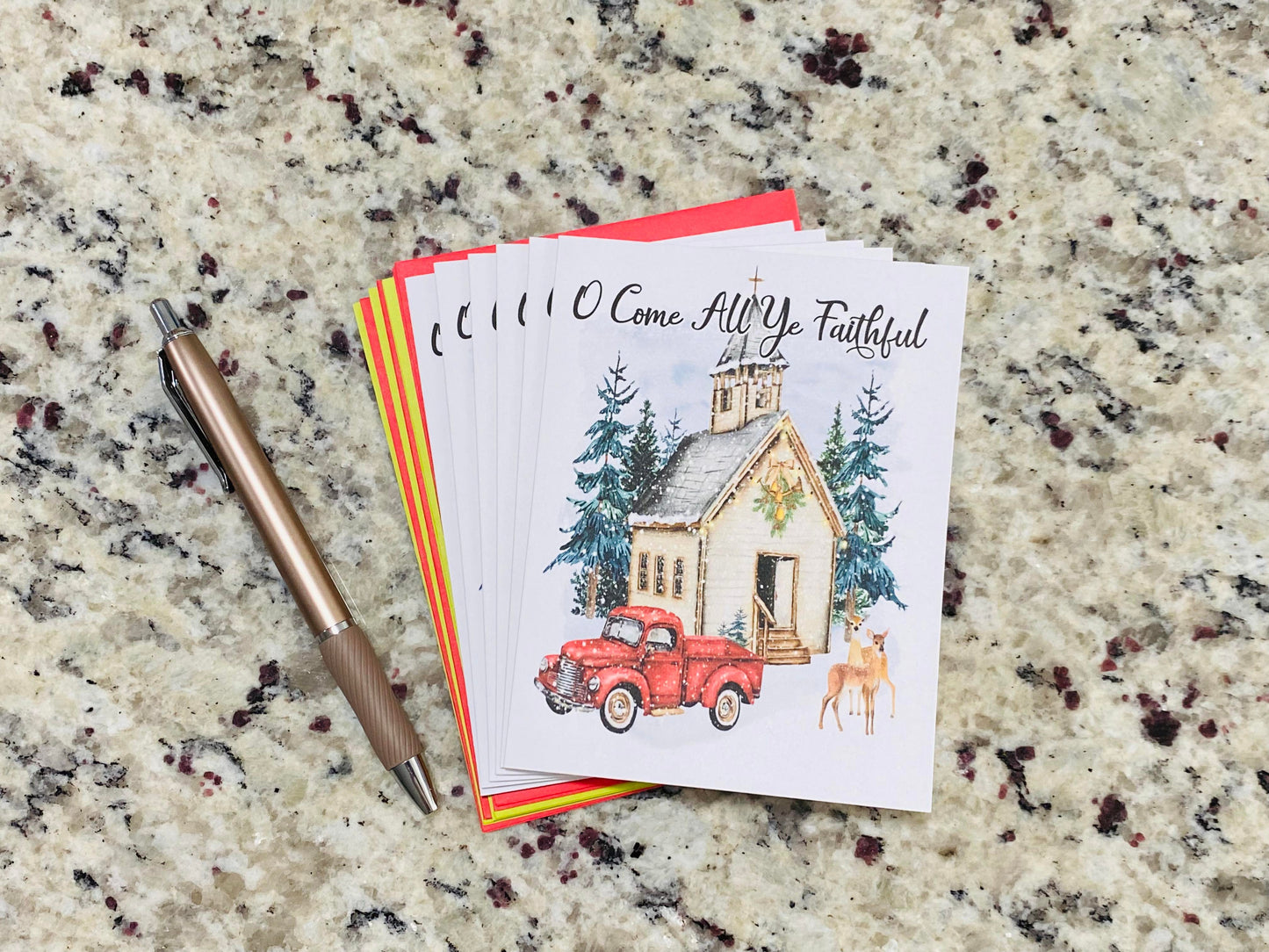 All Ye Faithful Note Cards (Set of 12)