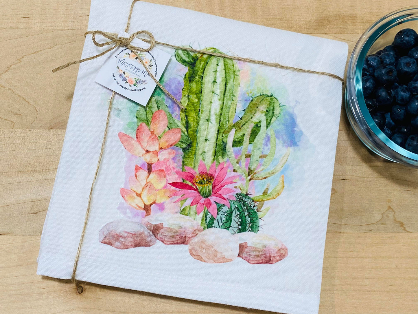 Cactus Kitchen Towel