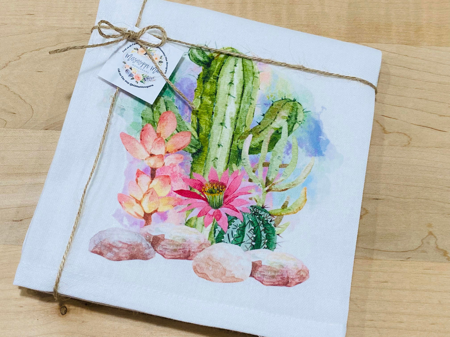 Cactus Kitchen Towel