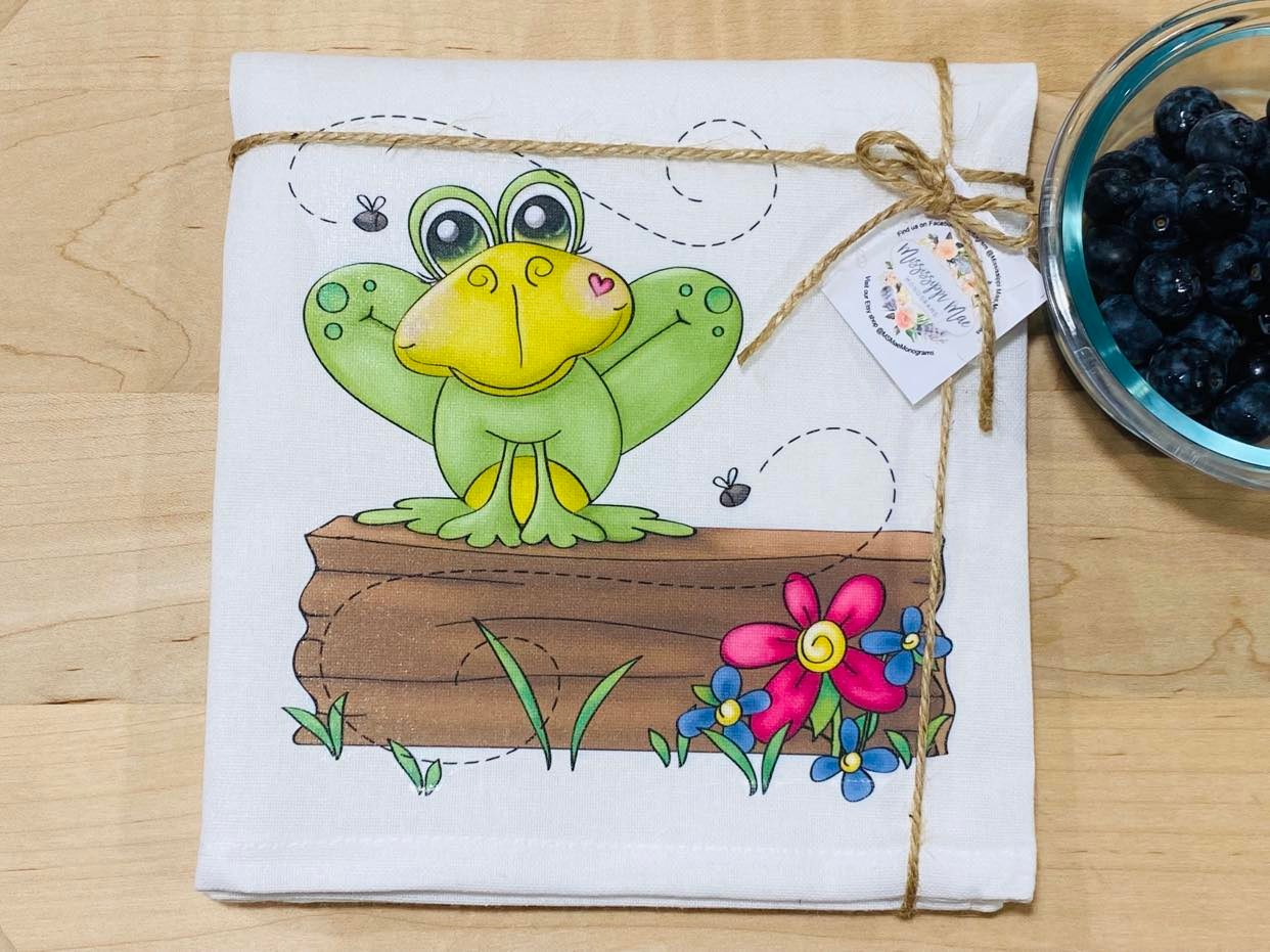 Frog Kitchen Towel