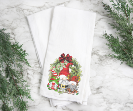 Christmas Gnome Kitchen Towel