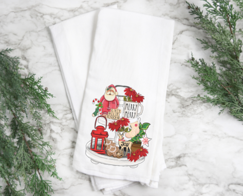 Santa Tier Tray Towel