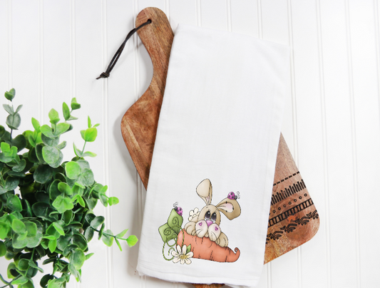 Spring Bunny Kitchen Towel