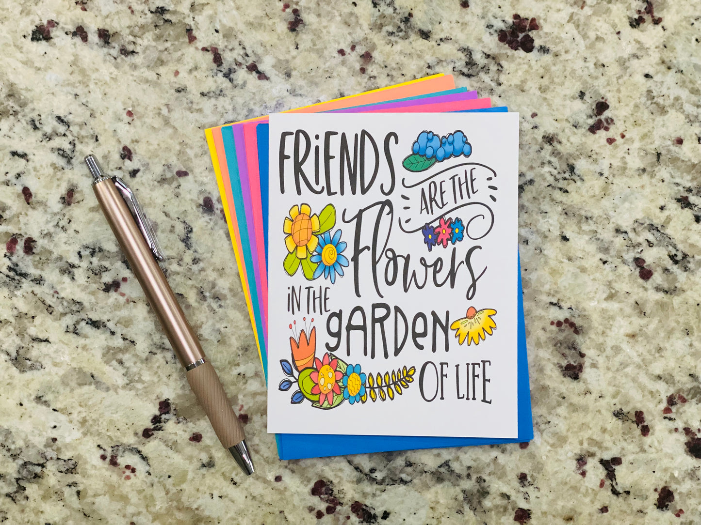 Friendship Garden Note Cards (12 pack)